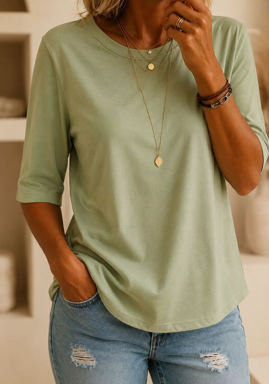 Women's Relaxed Everyday Short-Sleeve T-Shirt