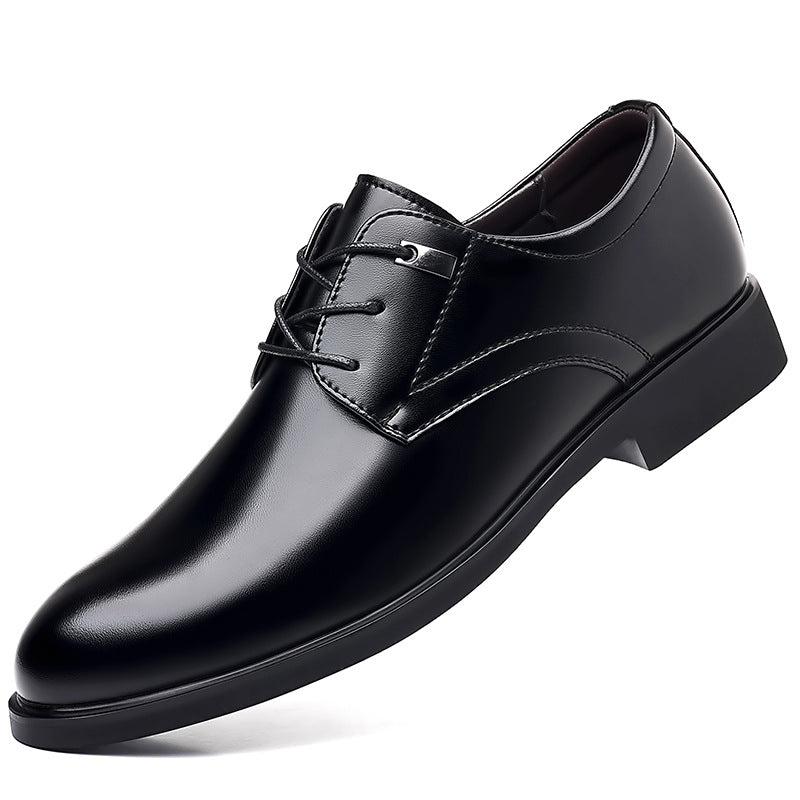 Men's Smart Dress Shoes with Pointed Toe, Non-Slip Sole and Sheepskin Upper