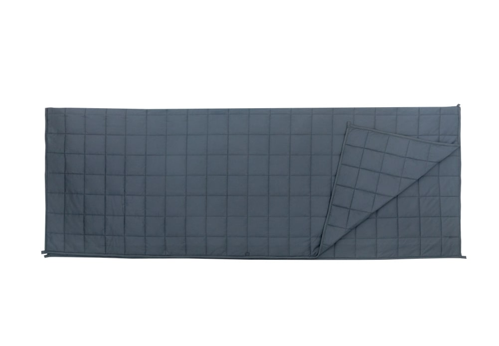 Cooling Weighted Blanket with Quilted Cotton and Glass Beads