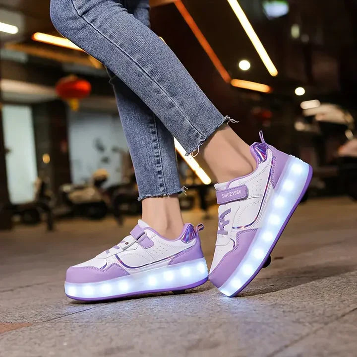 Kids' Light-Up Roller Shoes