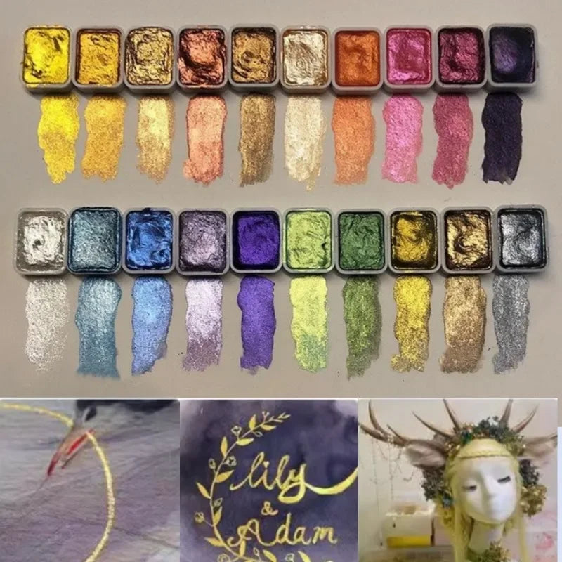 Mineral pigment powder – ignite your art with brilliantly shimmering colours