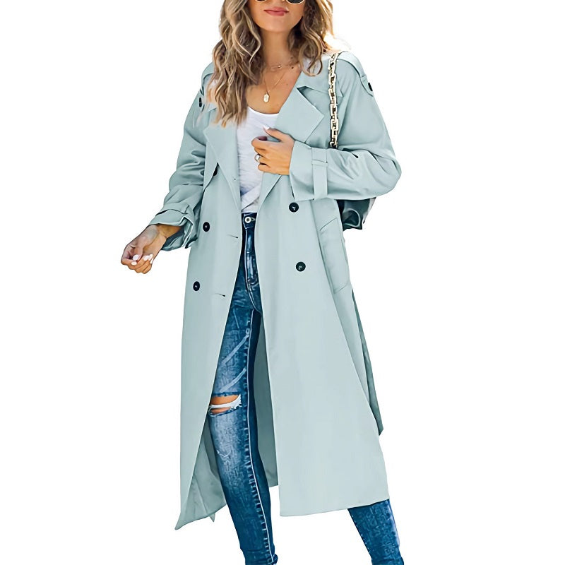 Women's Long Trench Coat Timeless & Functional