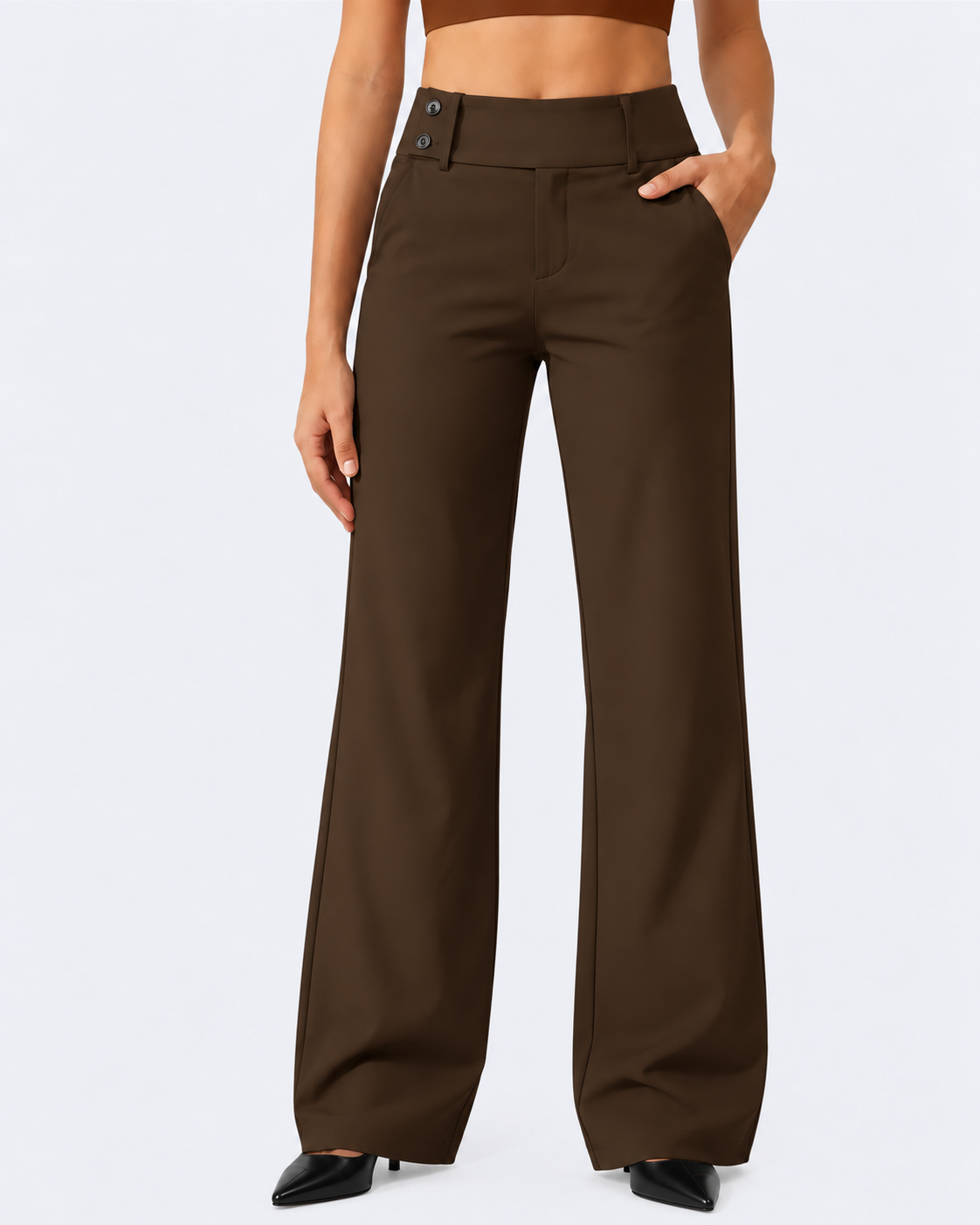 Everyday Stretch Trousers | High Waist & All-Day Comfort