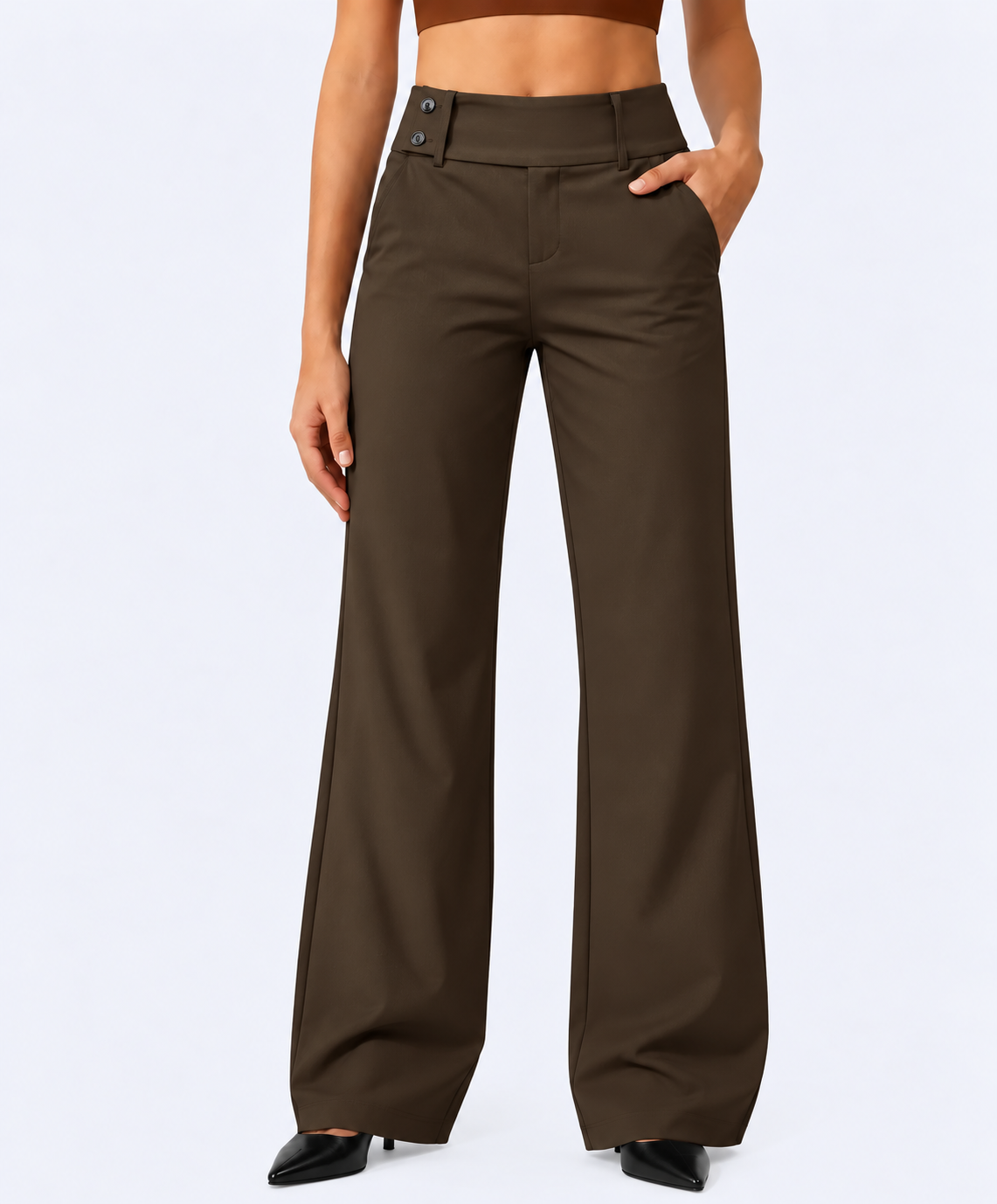 Everyday Stretch Trousers | High Waist & All-Day Comfort