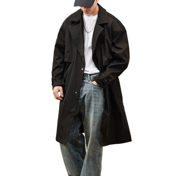 Chic und Stil | Trench coat - Adjustable fit - Modern long design