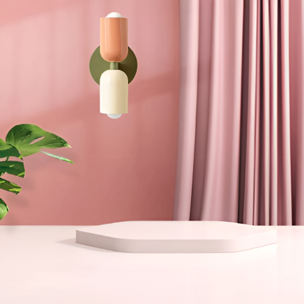 Hardwired LED Wall Lamp Contemporary Dual-Glow Design