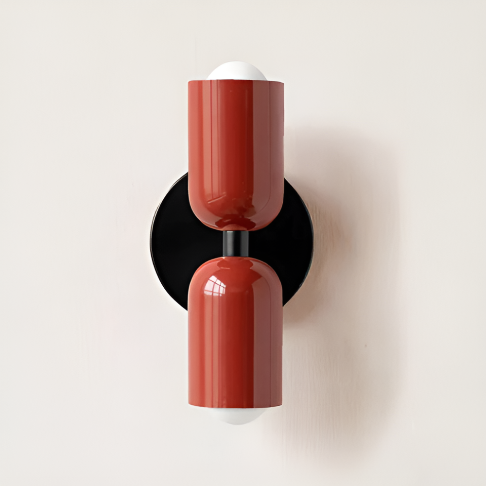 Hardwired LED Wall Lamp Contemporary Dual-Glow Design