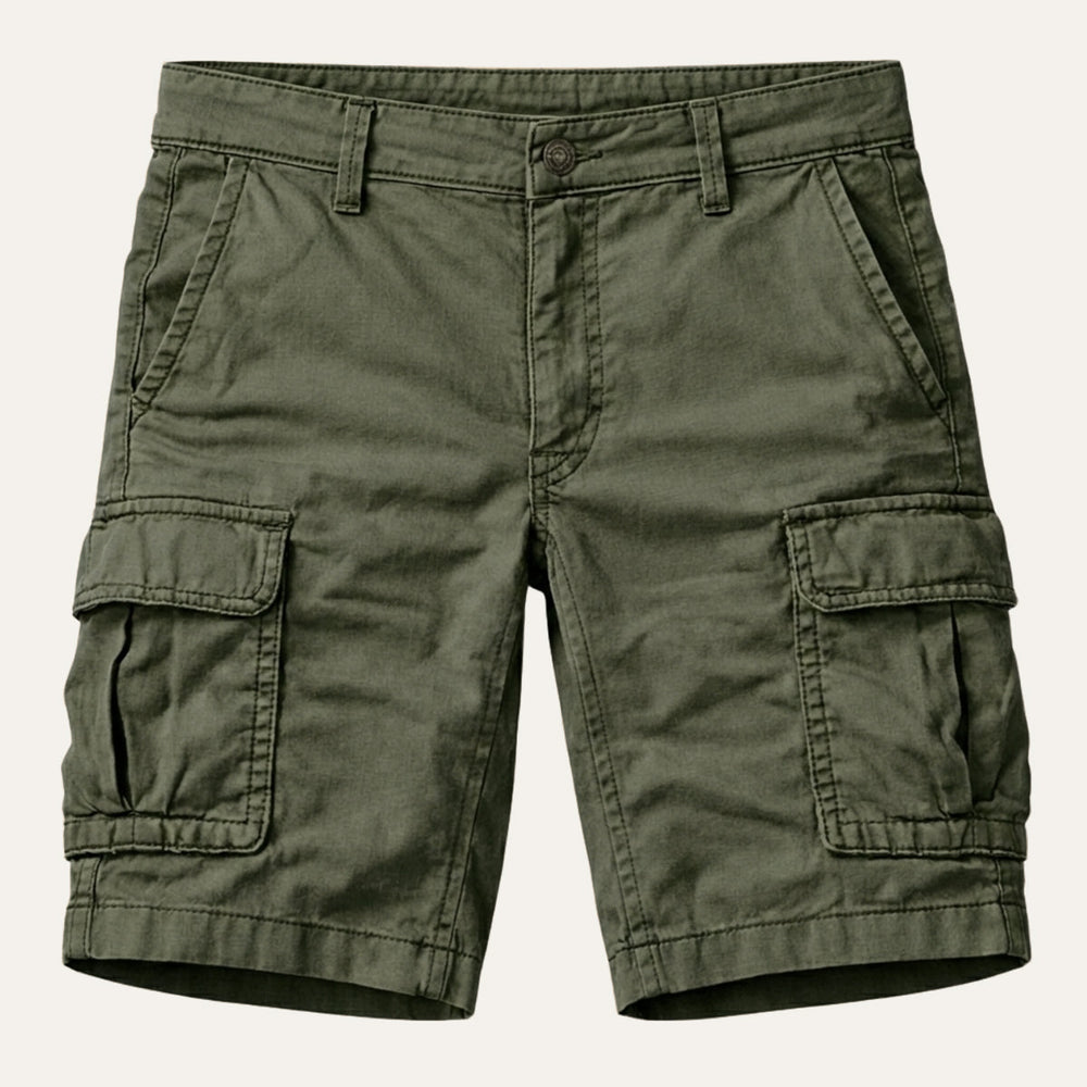 Men's Cargo Shorts with Flap Pockets
