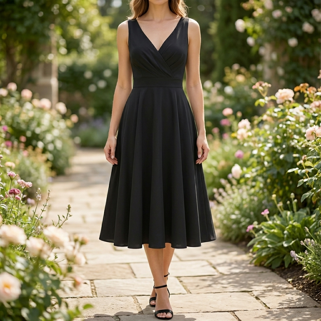 Women’s A-Line Midi Dress