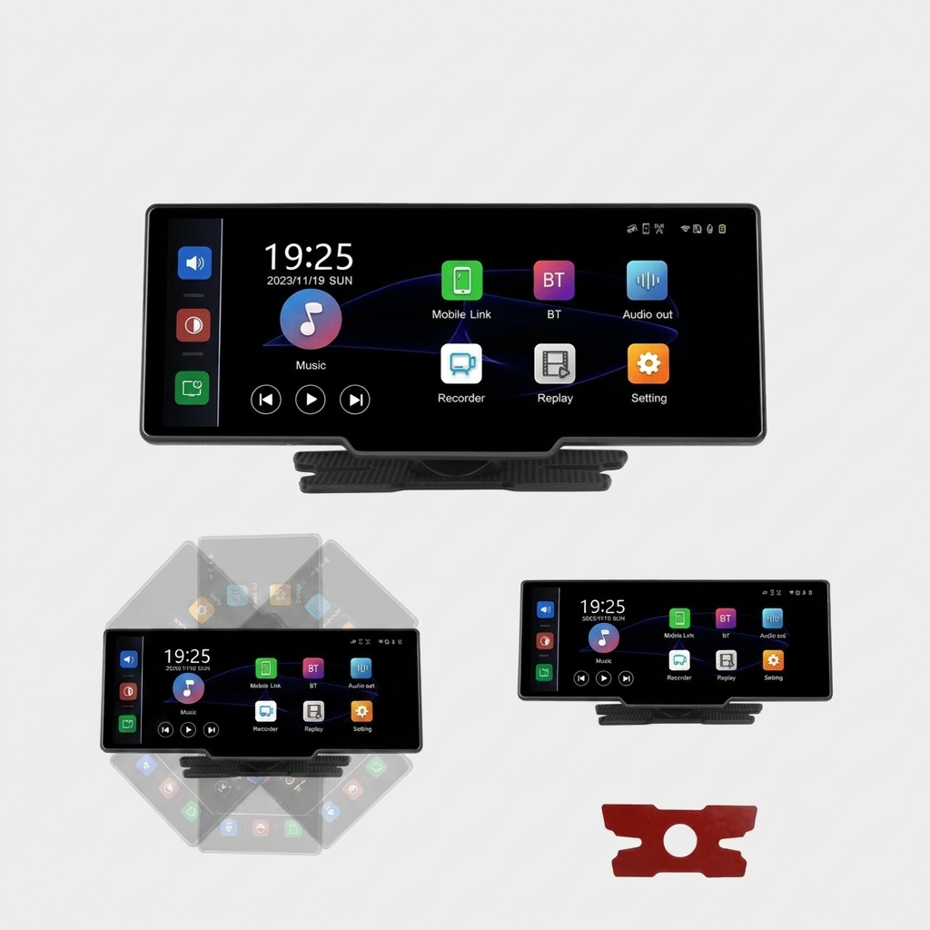 10.25” Wireless Car Display with Smart Phone Integration