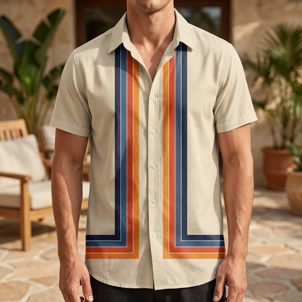 Men's Retro Stripe Shirt