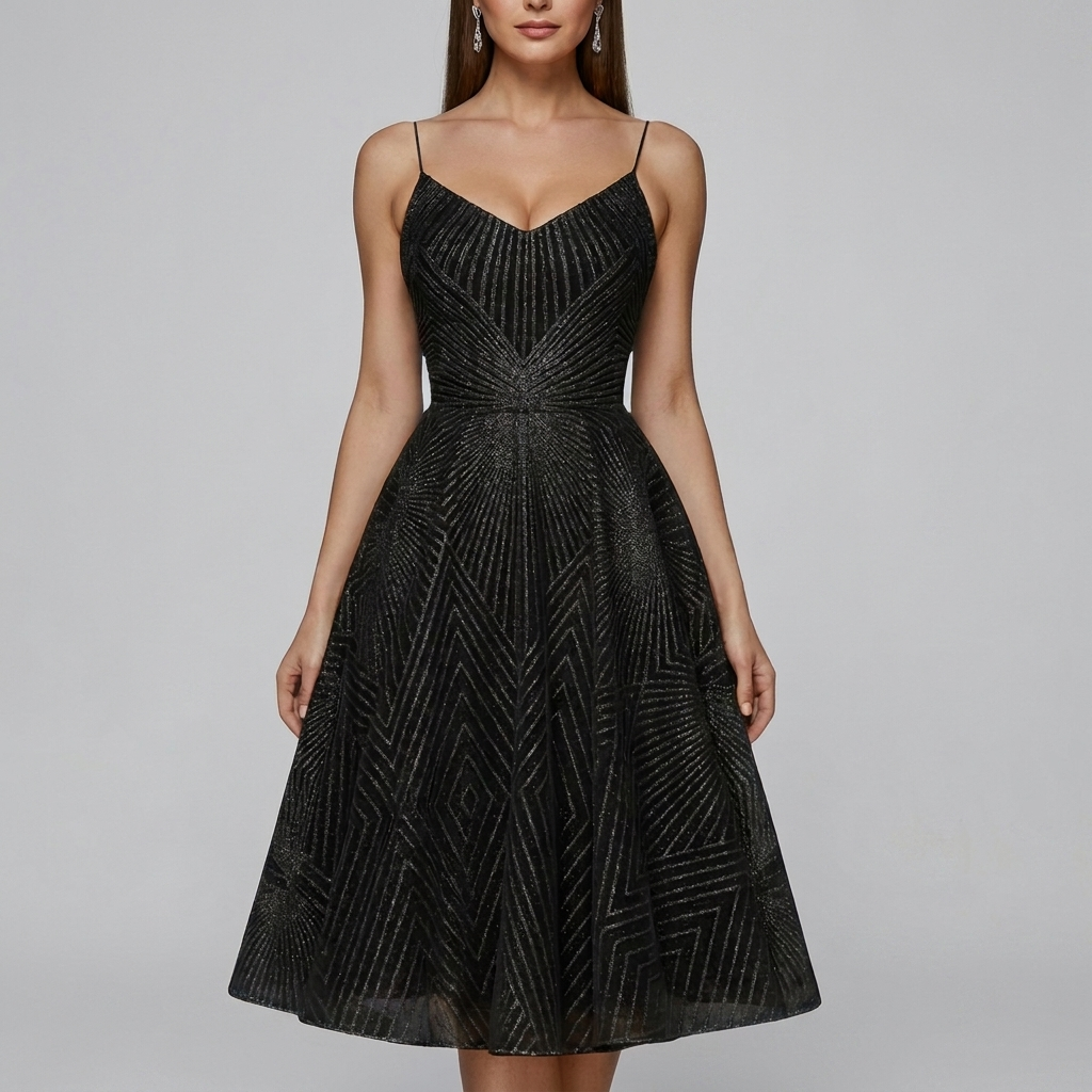 Chic Midi Dress: Day to Night Glam