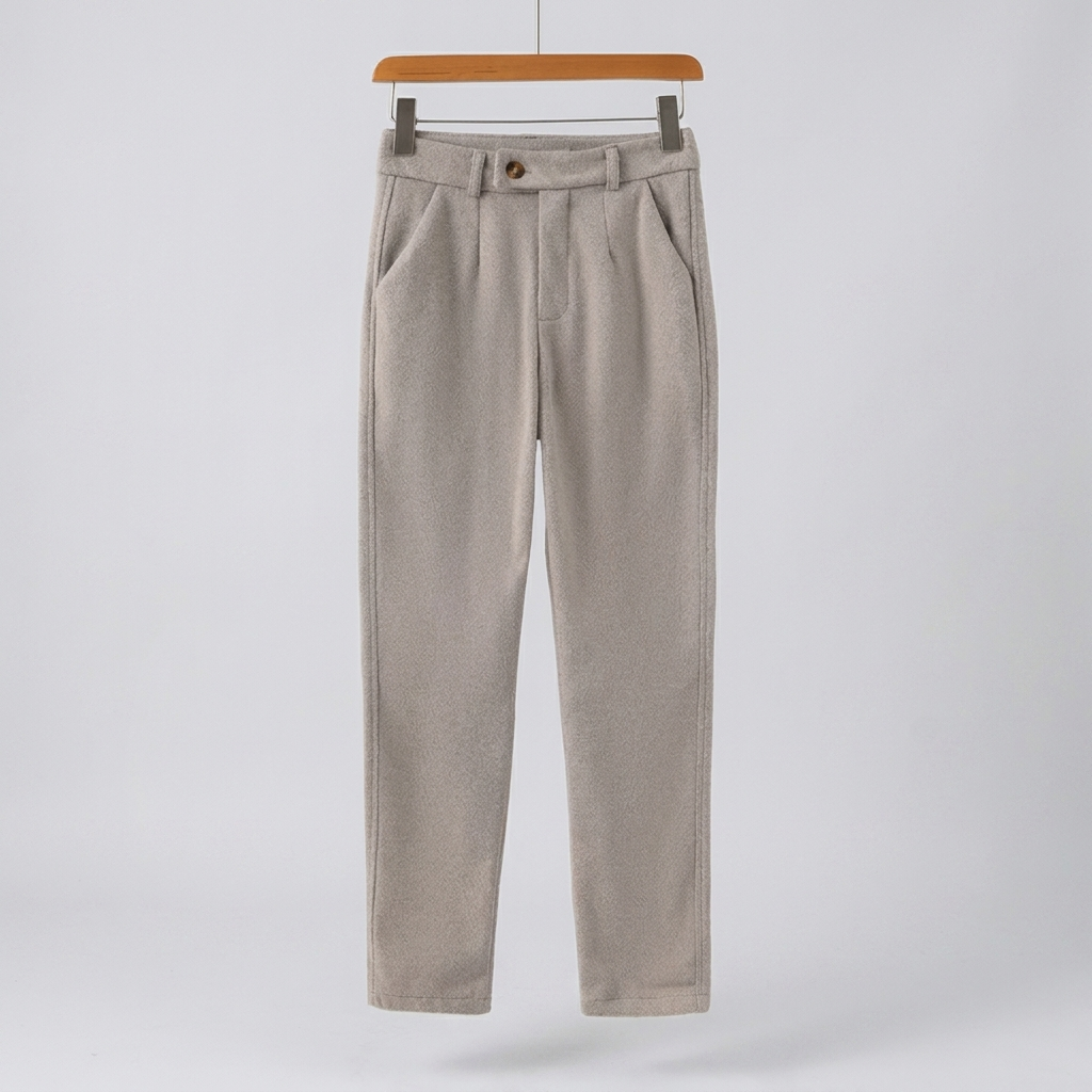 Sleek Alpine Pleated Trousers