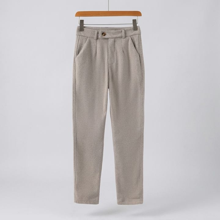 Sleek Alpine Pleated Trousers