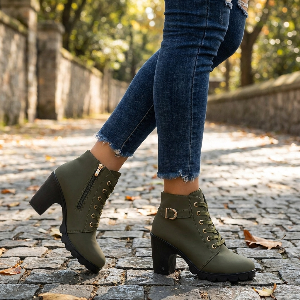Women’s Fashion Lace-Up Boots