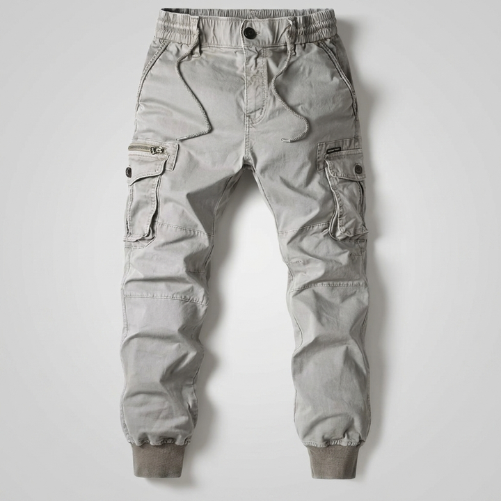 Contemporary Tapered Fit Cargo Pants for Men