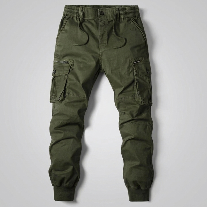 Contemporary Tapered Fit Cargo Pants for Men