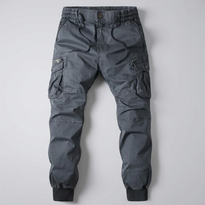 Contemporary Tapered Fit Cargo Pants for Men
