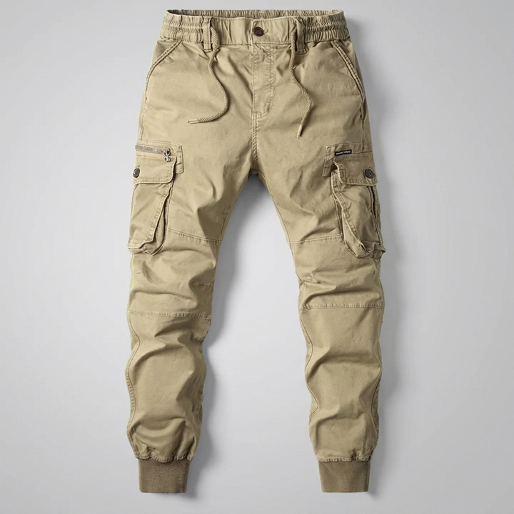 Contemporary Tapered Fit Cargo Pants for Men