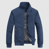 Stylish Men's Zip-Up Bomber Jacket