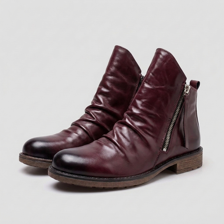 Elegant Ankle Boots with Side Zip for Everyday Wear