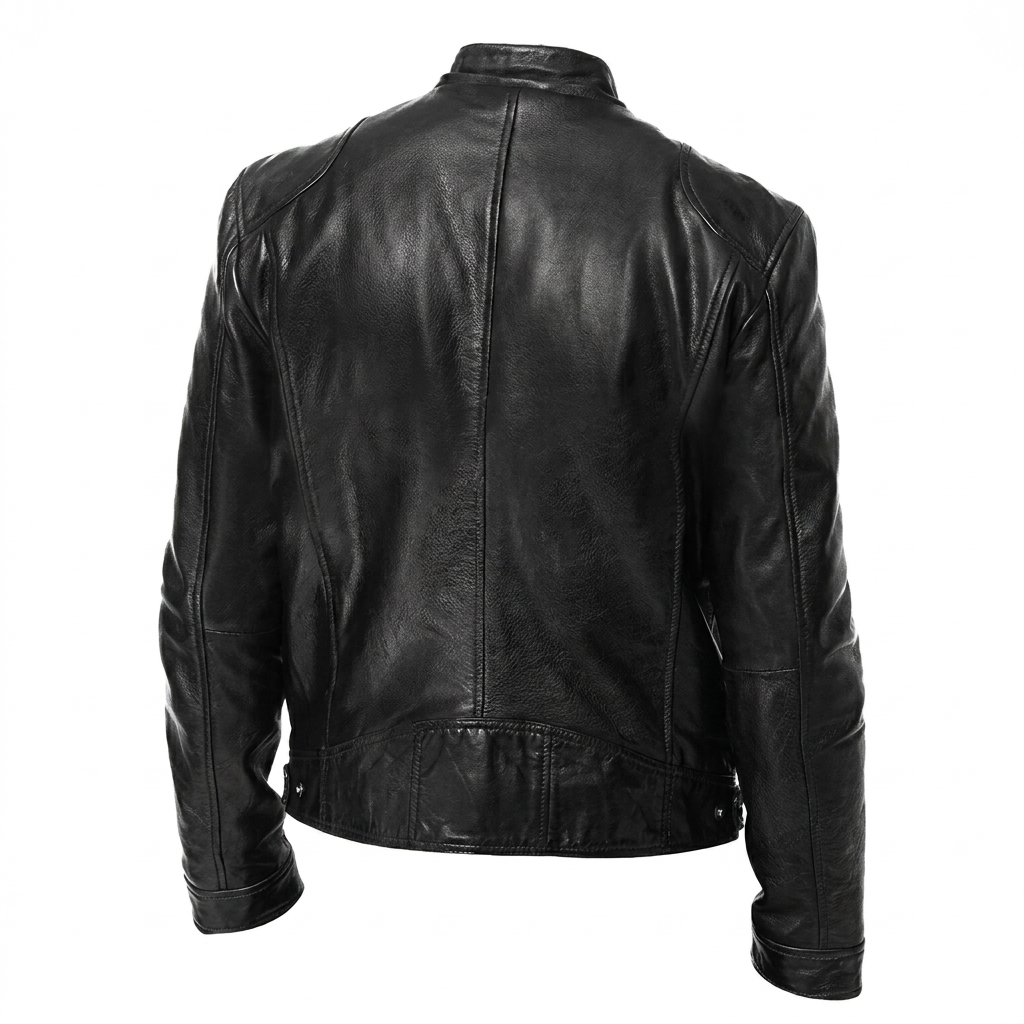 Trendy Zip Front Biker Jacket for Everyday Style