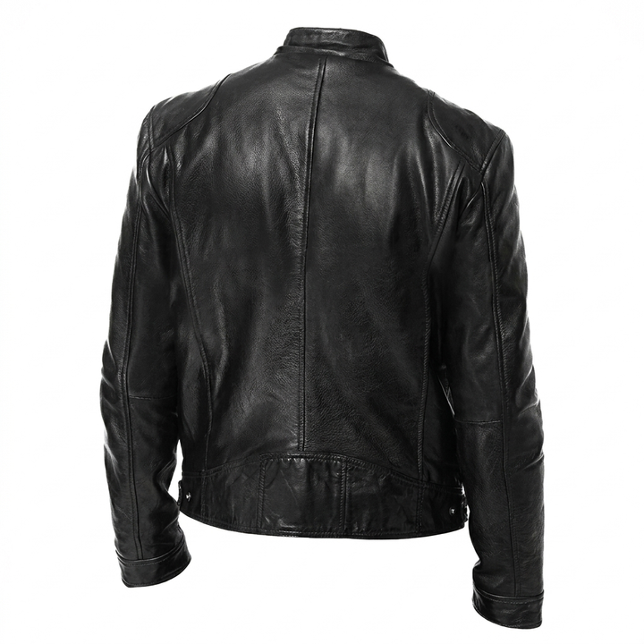 Trendy Zip Front Biker Jacket for Everyday Style