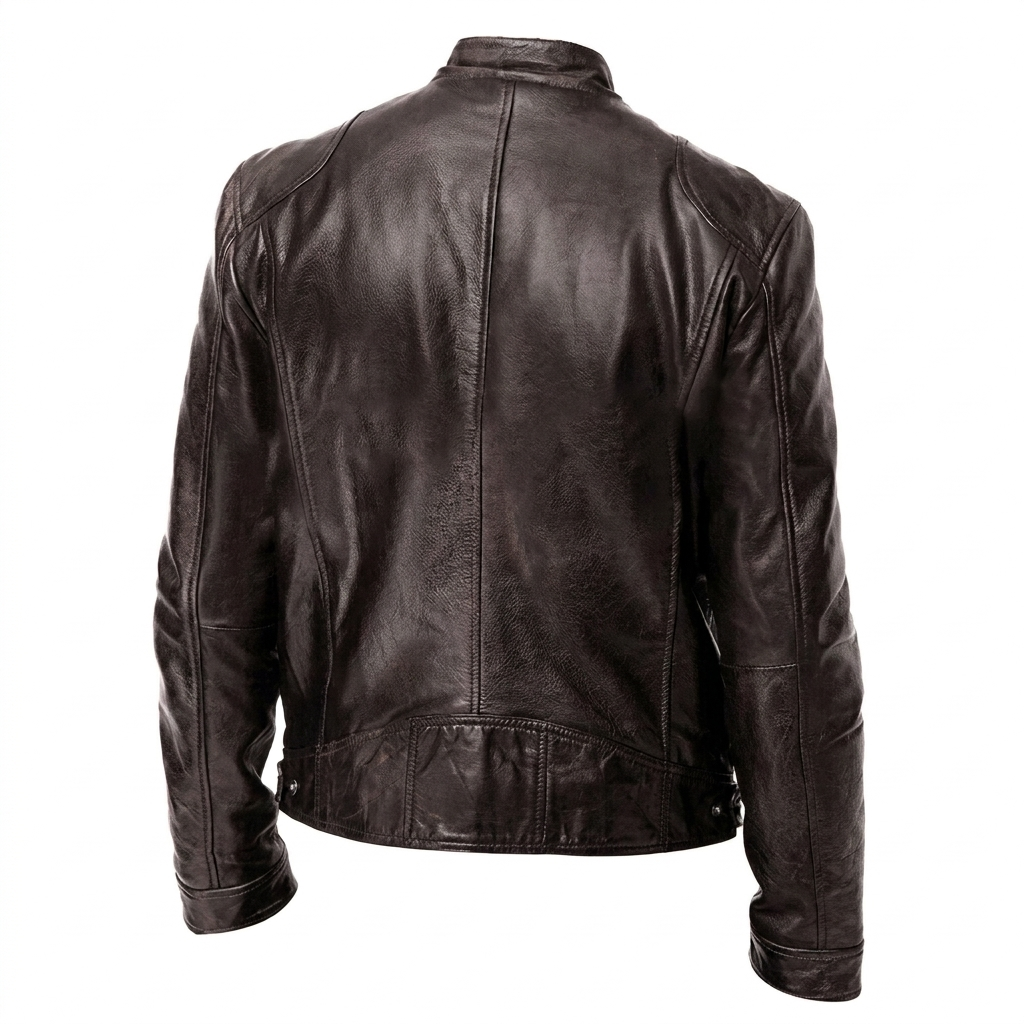 Trendy Zip Front Biker Jacket for Everyday Style