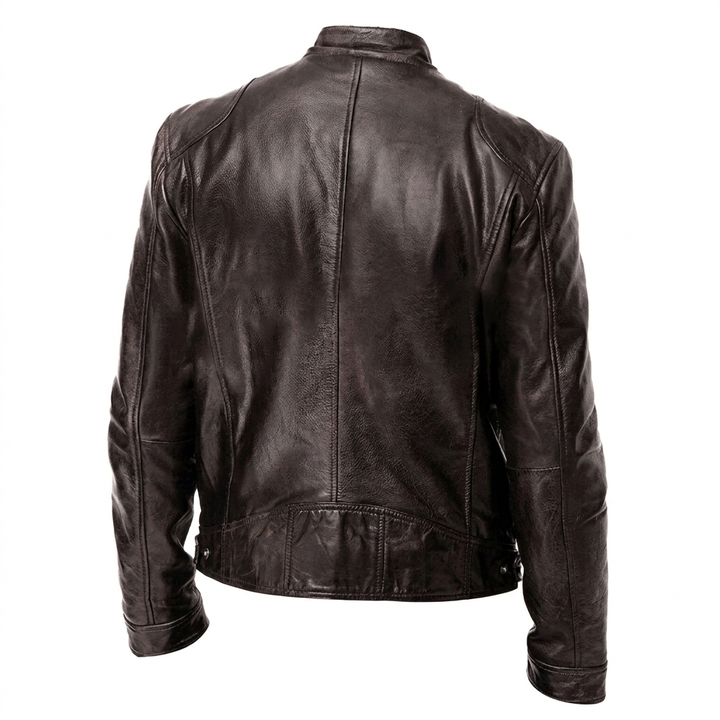 Trendy Zip Front Biker Jacket for Everyday Style