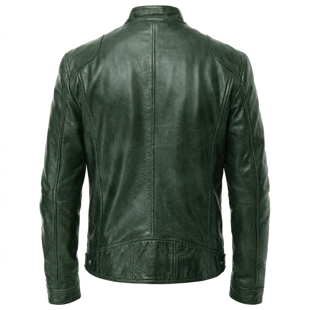 Trendy Zip Front Biker Jacket for Everyday Style
