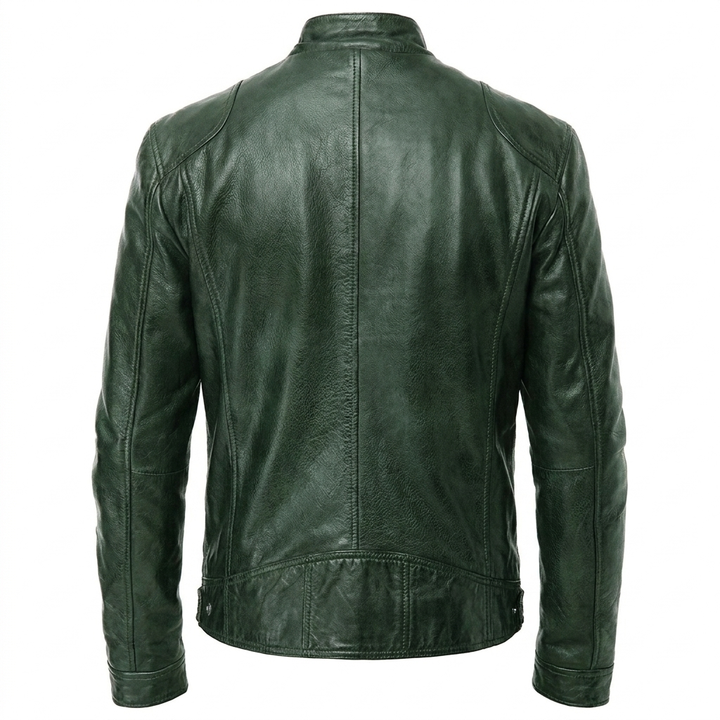Trendy Zip Front Biker Jacket for Everyday Style