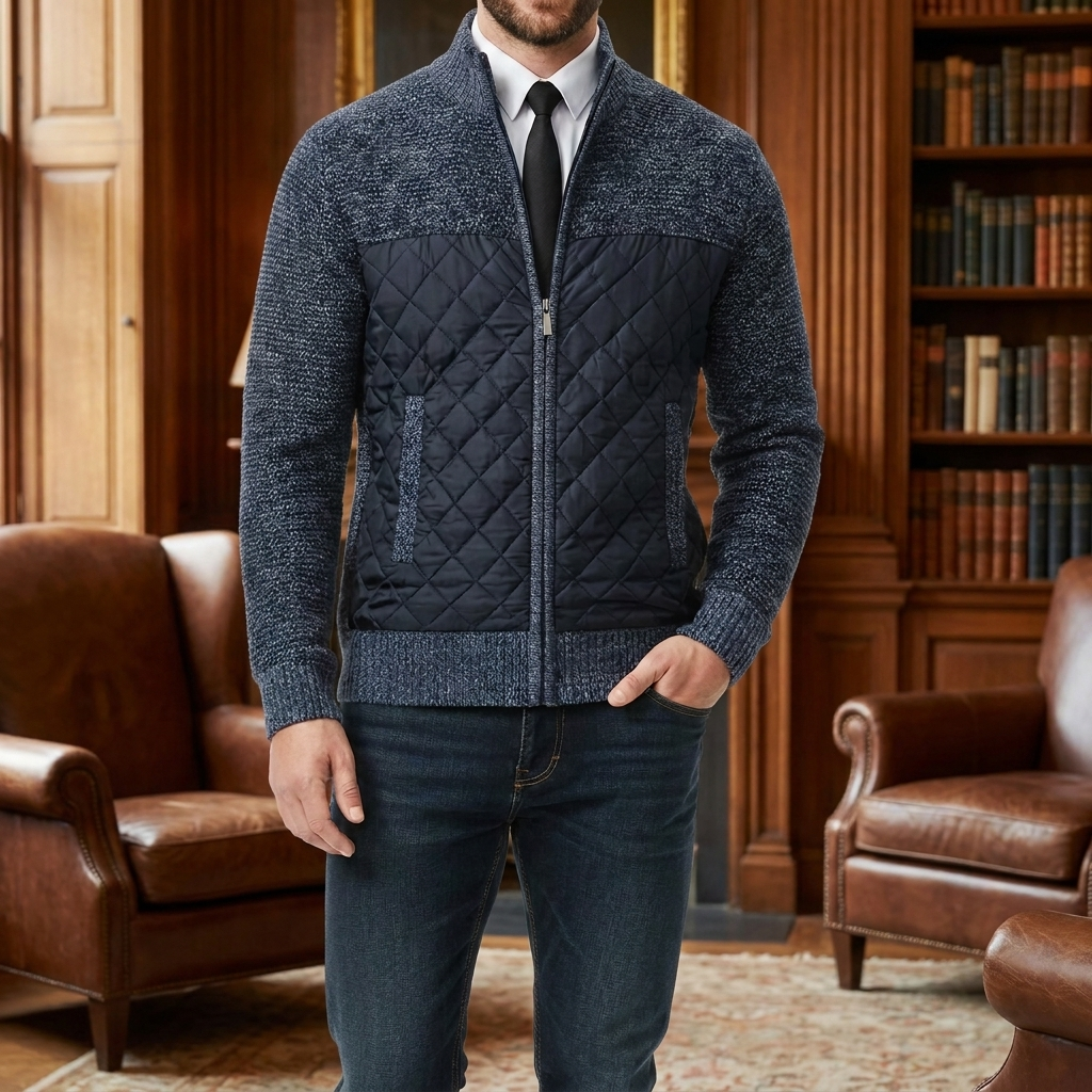 Men’s Zip Knit Cardigan