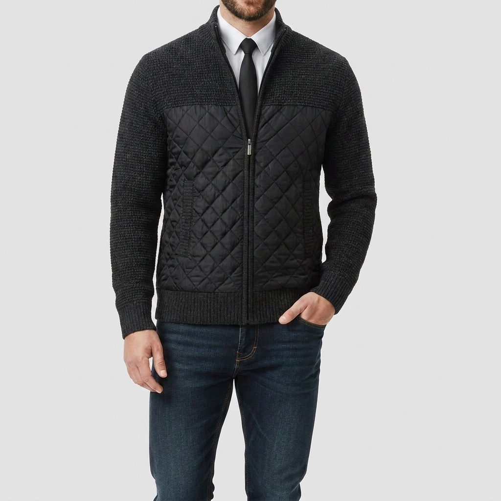 Men’s Zip Knit Cardigan