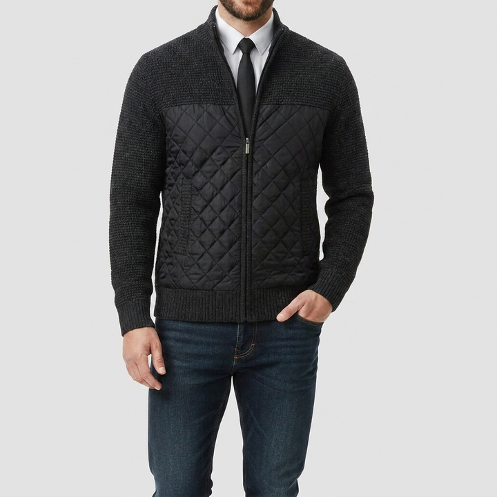 Men’s Zip Knit Cardigan