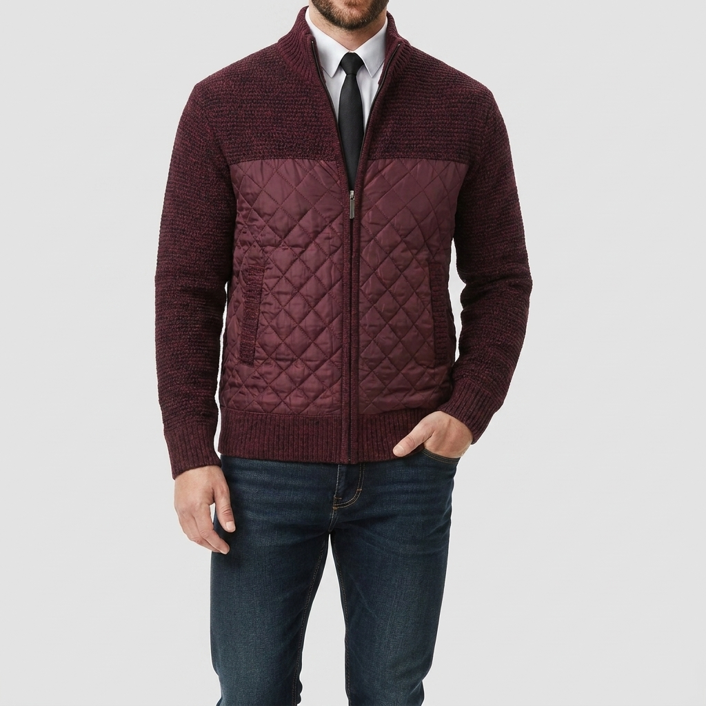Men’s Zip Knit Cardigan