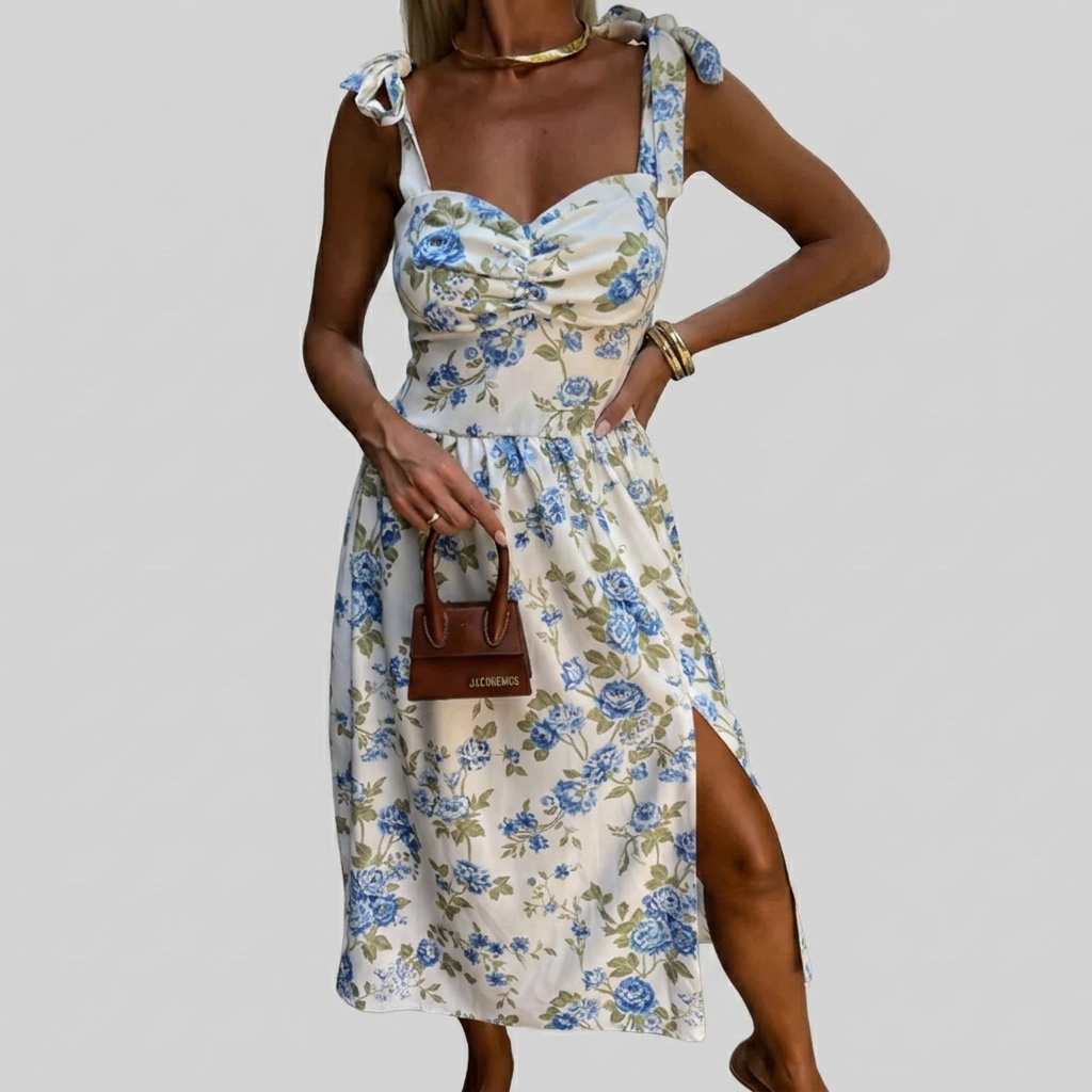 Women's Chic Bow Midi