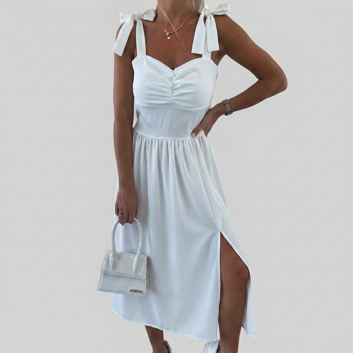 Women's Chic Bow Midi