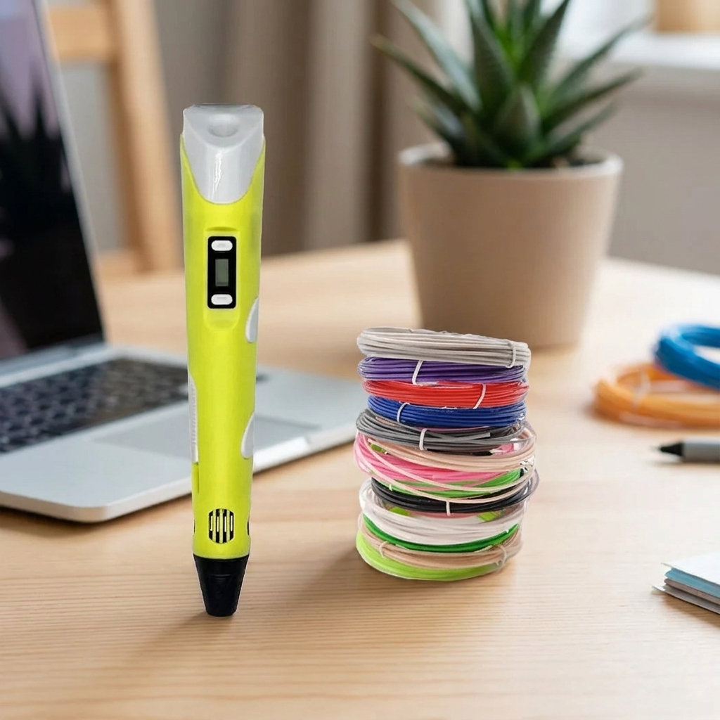 3D Drawing Pen with LCD