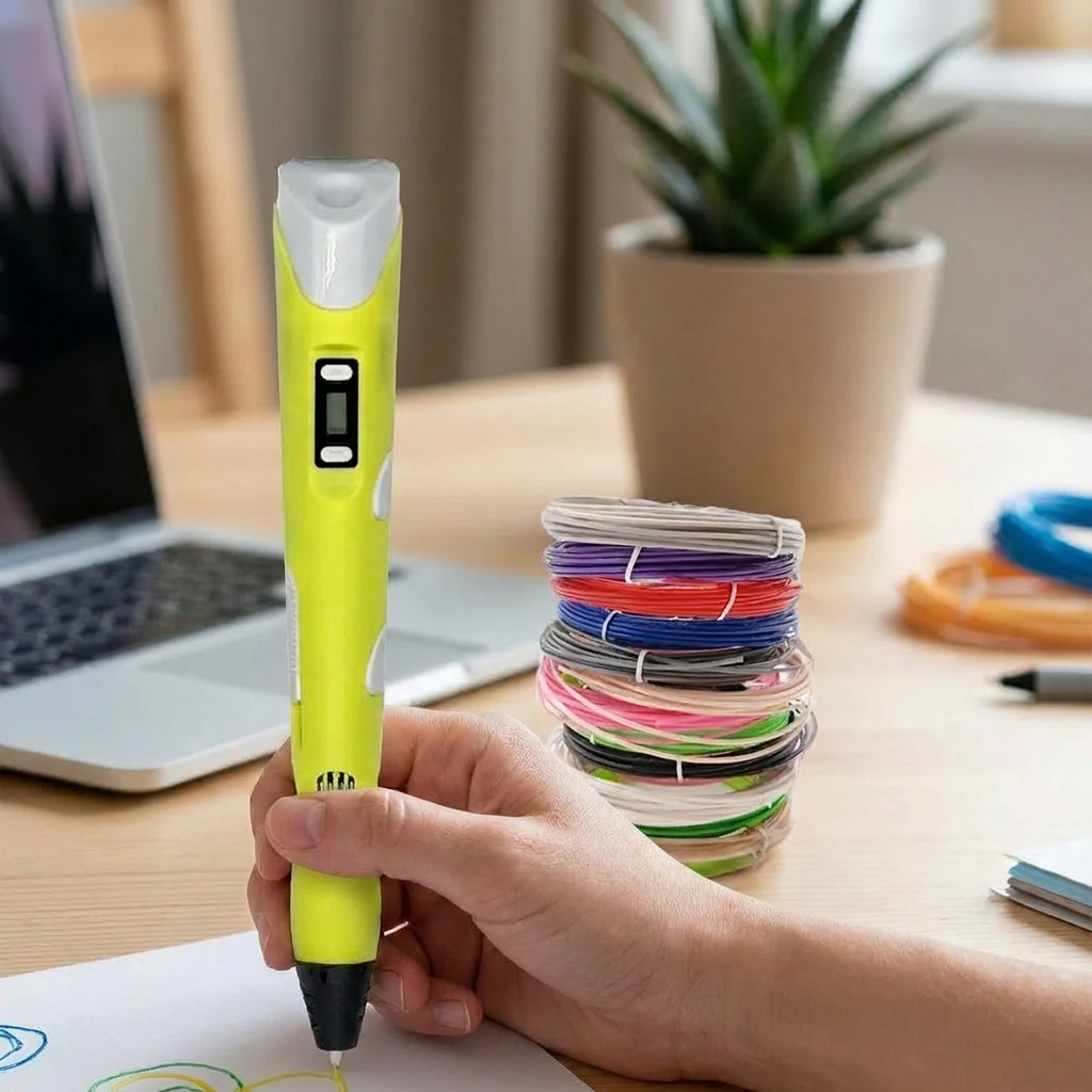 3D Drawing Pen with LCD