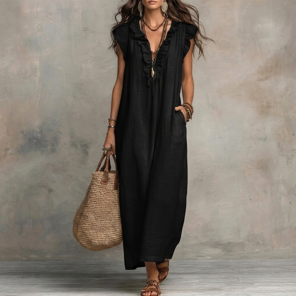 Elegant Women’s A-Line Dress