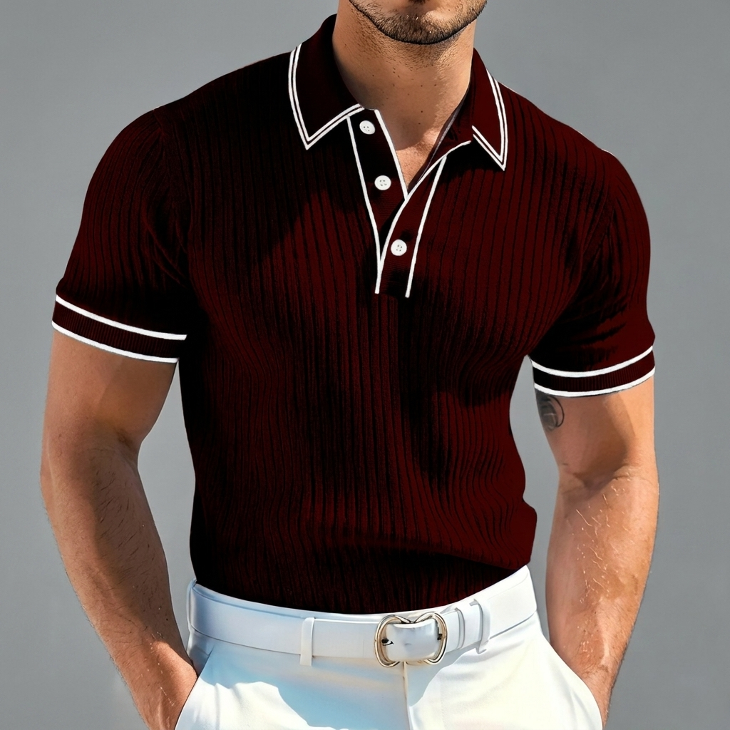 Men’s Summer Short Sleeve Polo Shirt