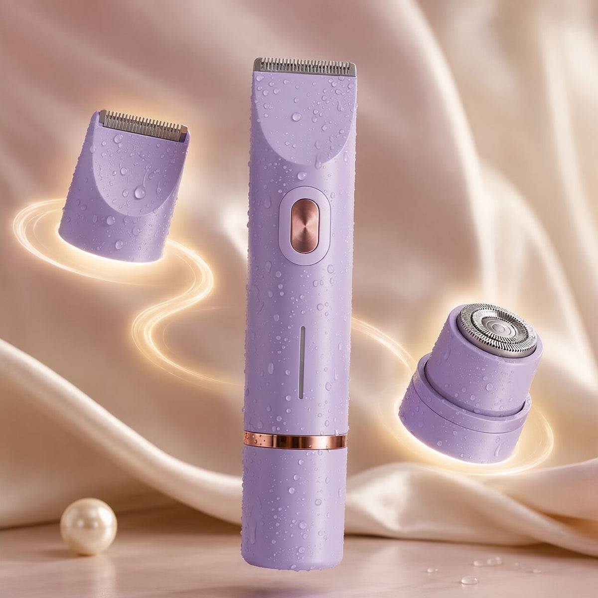 Women's Rechargeable Electric Shaver for Body & Intimate Care