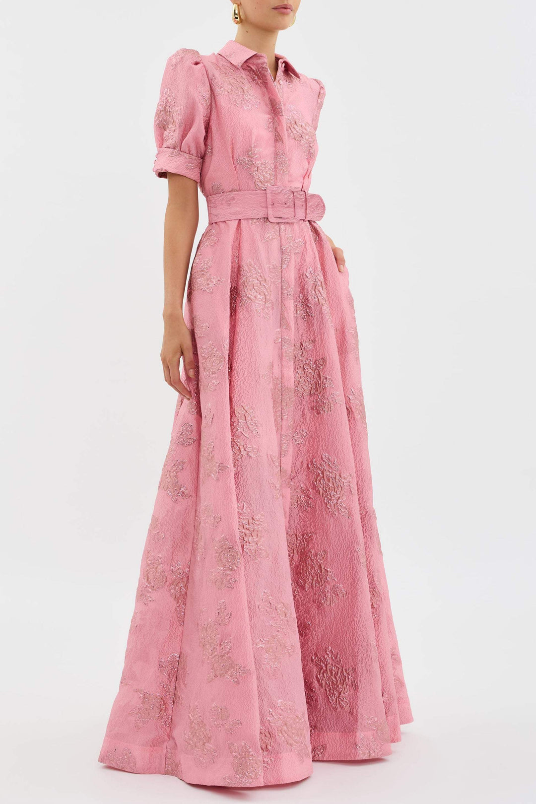 Women's Short Puff Sleeves Dress