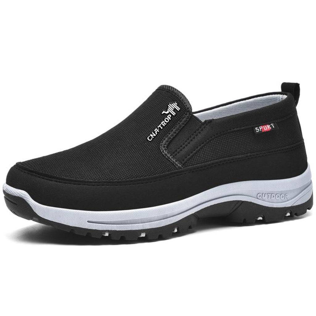 Men's Wide Fit Walking Shoes with Arch Support