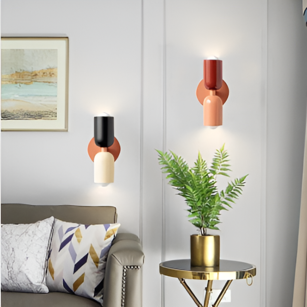 Hardwired LED Wall Lamp Contemporary Dual-Glow Design