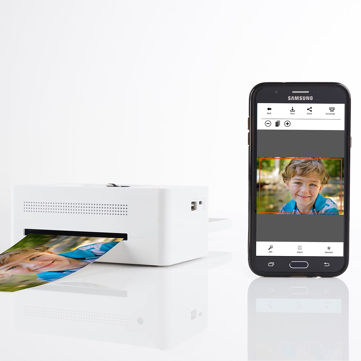 Portable Colour Smartphone Instant Photo Printer Compact Wireless 4x6