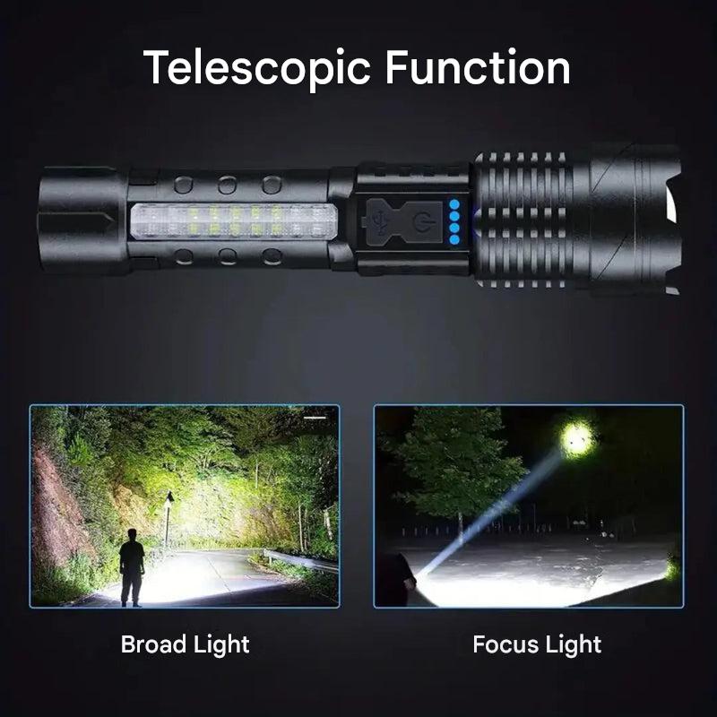 OutdoorHaven Military Flashlight – 5000 Lumen Tactical Torch