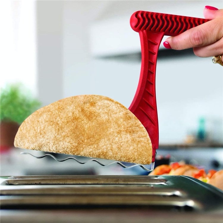 Taco Shell Maker Machine for Toasters with Tortilla Moulds and Heat-Resistant Handle