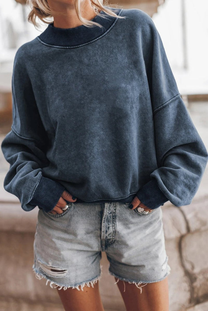 Chic und Stil | Washed sweater for women