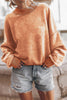 Washed sweater for women